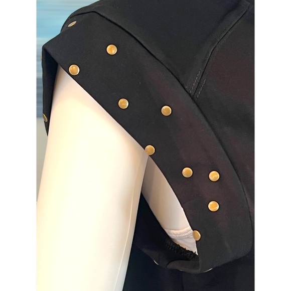 Black detailed sequin flag top sz S M L - Picture 5 of 7